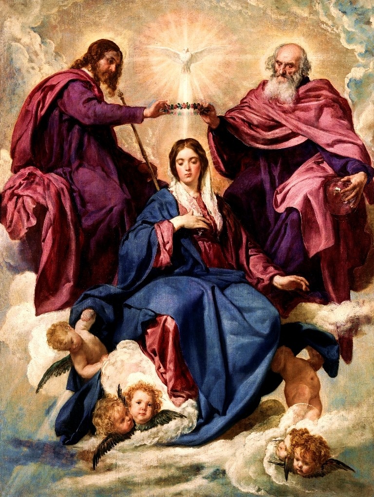 Diego Velázquez - Ukoronowanie Najświętszej Maryi Panny na Królową Nieba i Ziemi - 1645r.